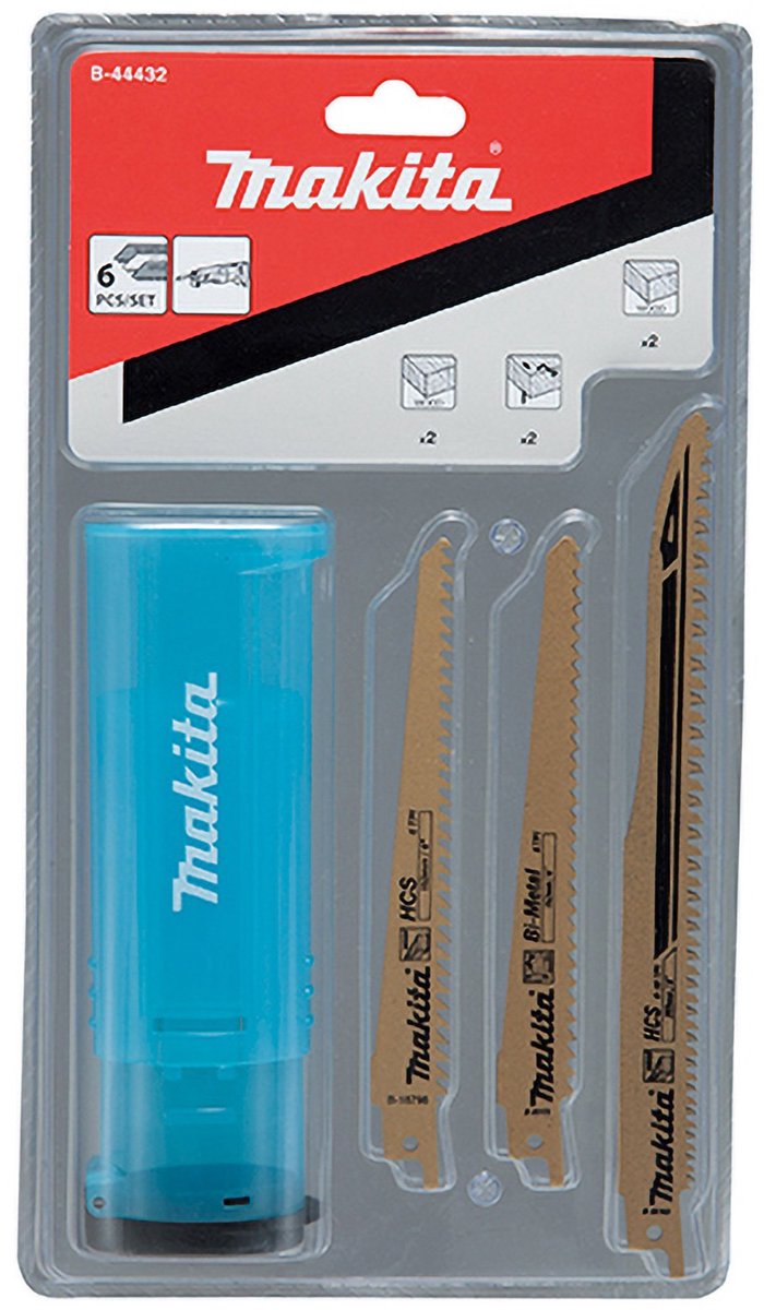 Makita accessoires reciprozaagb. set a - b-44432 - b-44432