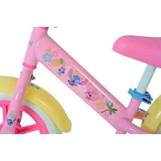 No brand loopfiets staal disney stitch roze