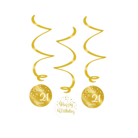 Paperdreams swirlslingers goud wit - 21