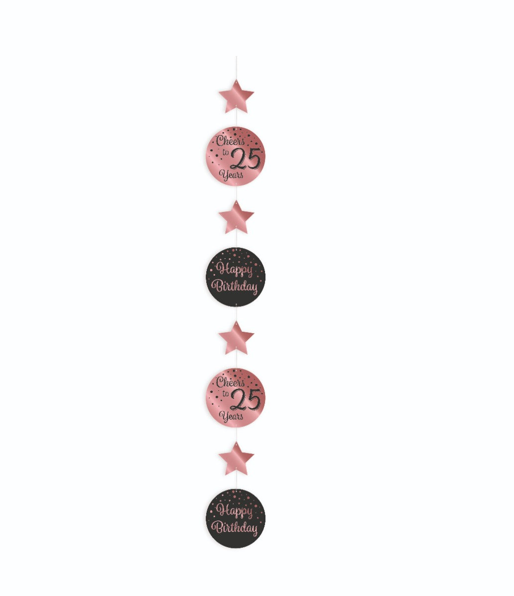 Paperdreams hangslinger roze zwart - 25