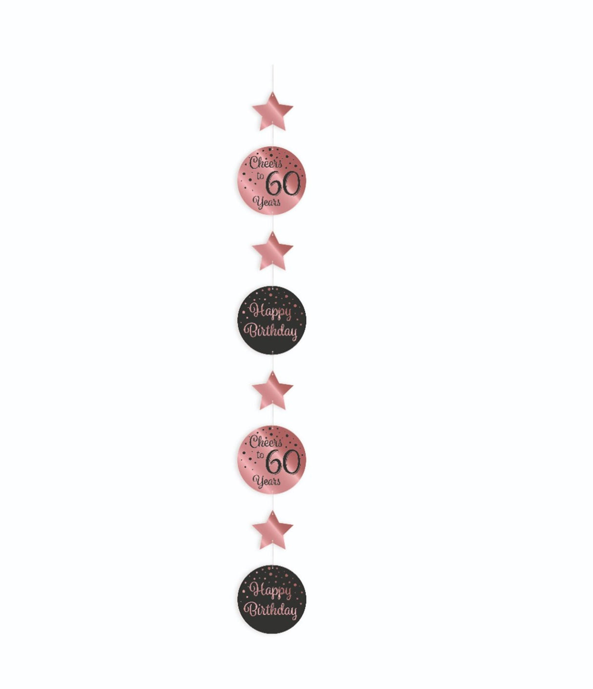 Paperdreams hangslinger roze zwart - 60