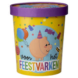 Paperdreams snoepbeker ø12x14cm - feestvarken