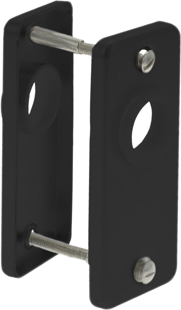 Starx patentrozet aluminium â€“ zwart