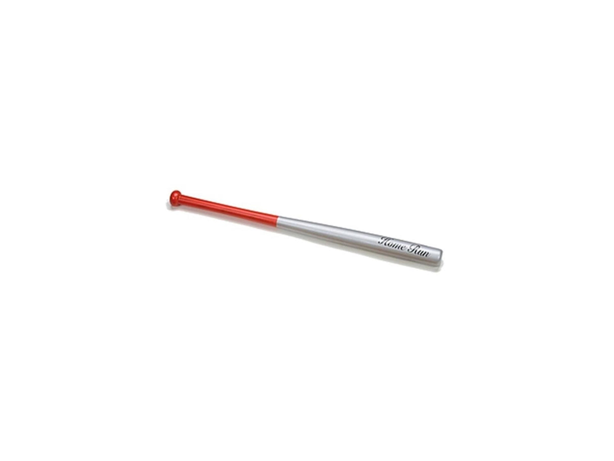 Engelhart honkbalknuppel hout rood zilver 71cm