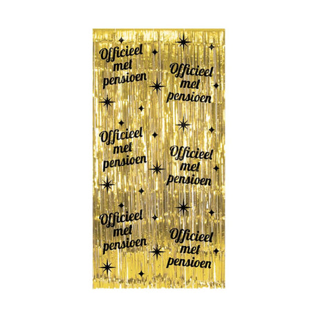 Paperdreams classy party deurgordijn - pensioen 100x200cm
