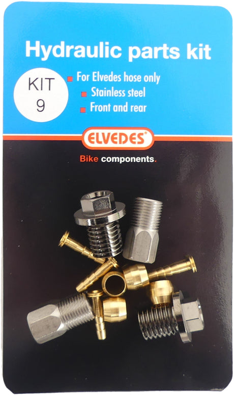 Elvedes Hydraulische onderdelen kit 9 M9 flensbout en M8