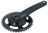 Miranda Crankstel 38T 170mm crankarm met disc 9.5cm zwart