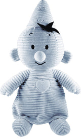 Bumba knuffel corduroy blauw, 35 cm