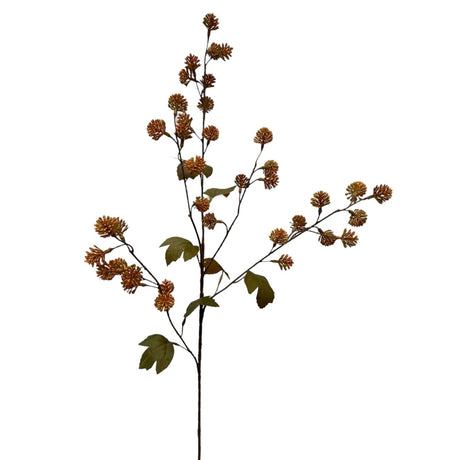 Roberts collection pompom spray 95 cm oranje