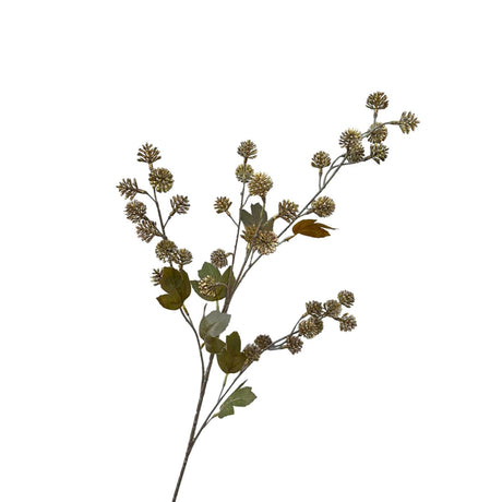 Roberts collection pompom spray 95cm bruin goud