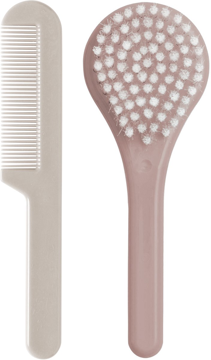 Luma kam borstel nylon blush pink