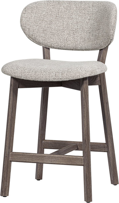 Woood udar barstoel met houten frame - hout - bruin - 94x51x58