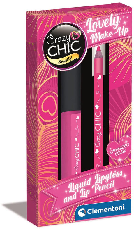 Clementoni - crazy chic - lipgloss en lippotlood - vanaf 6 jaar - 16 stuks
