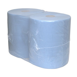 Euro products euro industriepapier blauw 3 laags (2x 190m)