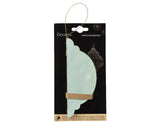 Decoris kersthanger papier uivorm groen h15cm