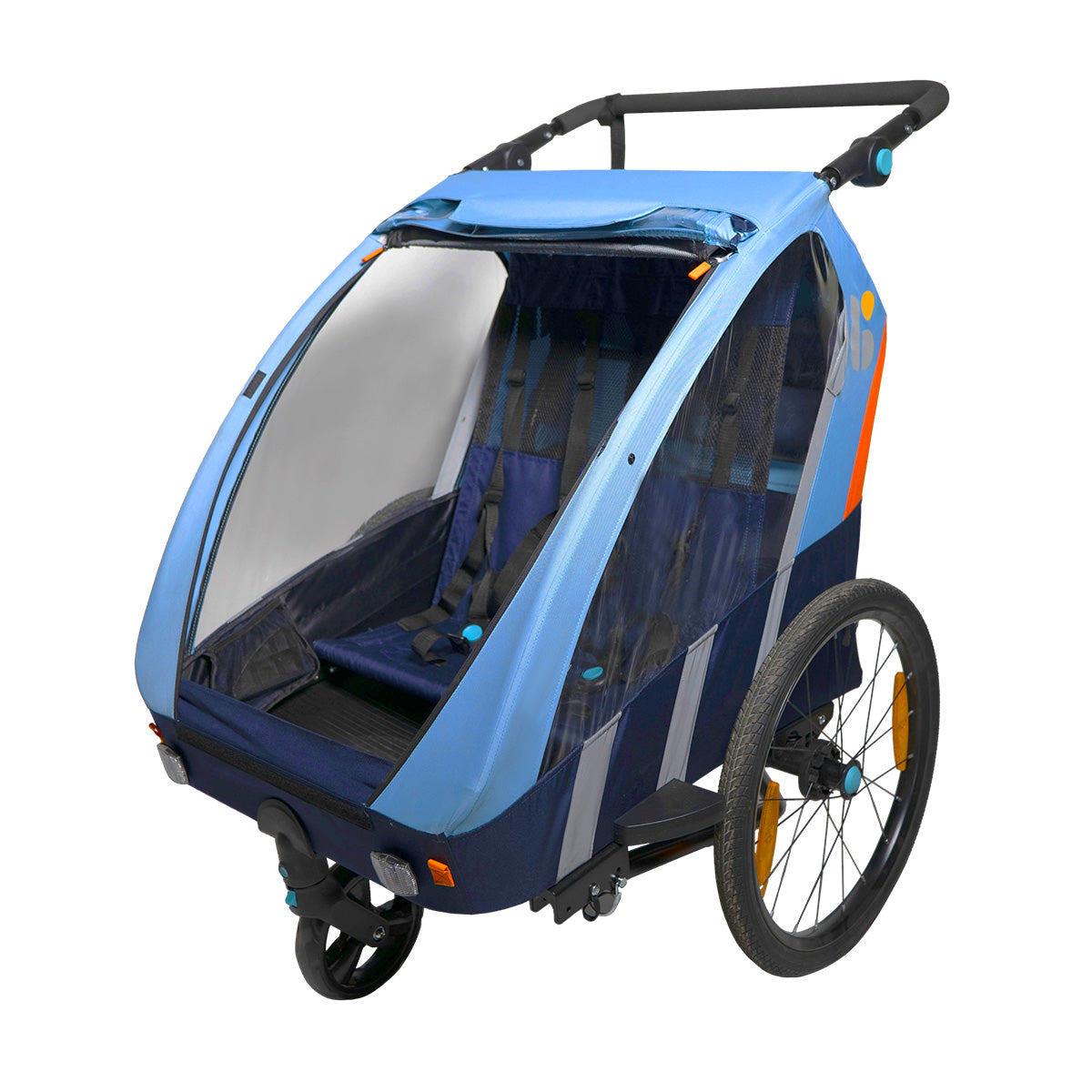 Bellelli Kinder fietskar 2 in 1 Trailblazer