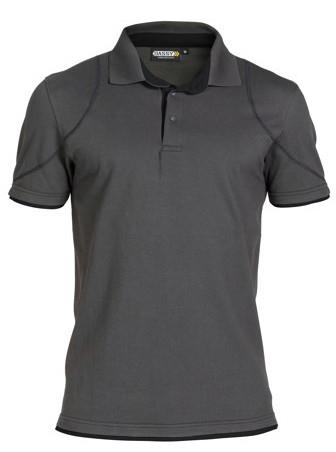 Dassy polo orbital grijs zwart 3xl