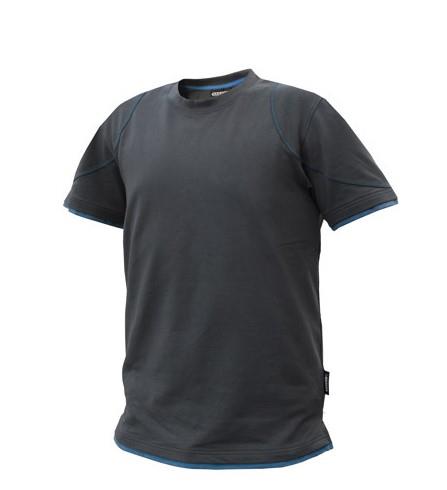 Dassy t-shirt kinetic grijs azuurblauw 3xl