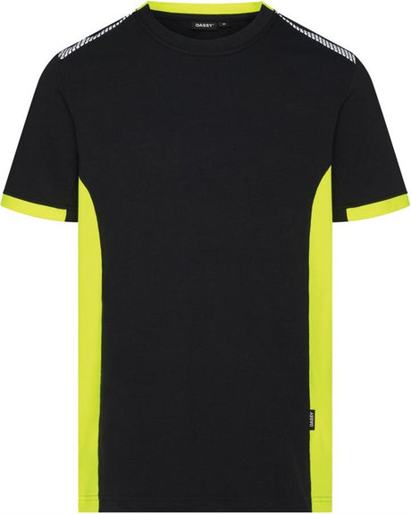 Dassy polo veracruz nachtblauw fluogeel xl