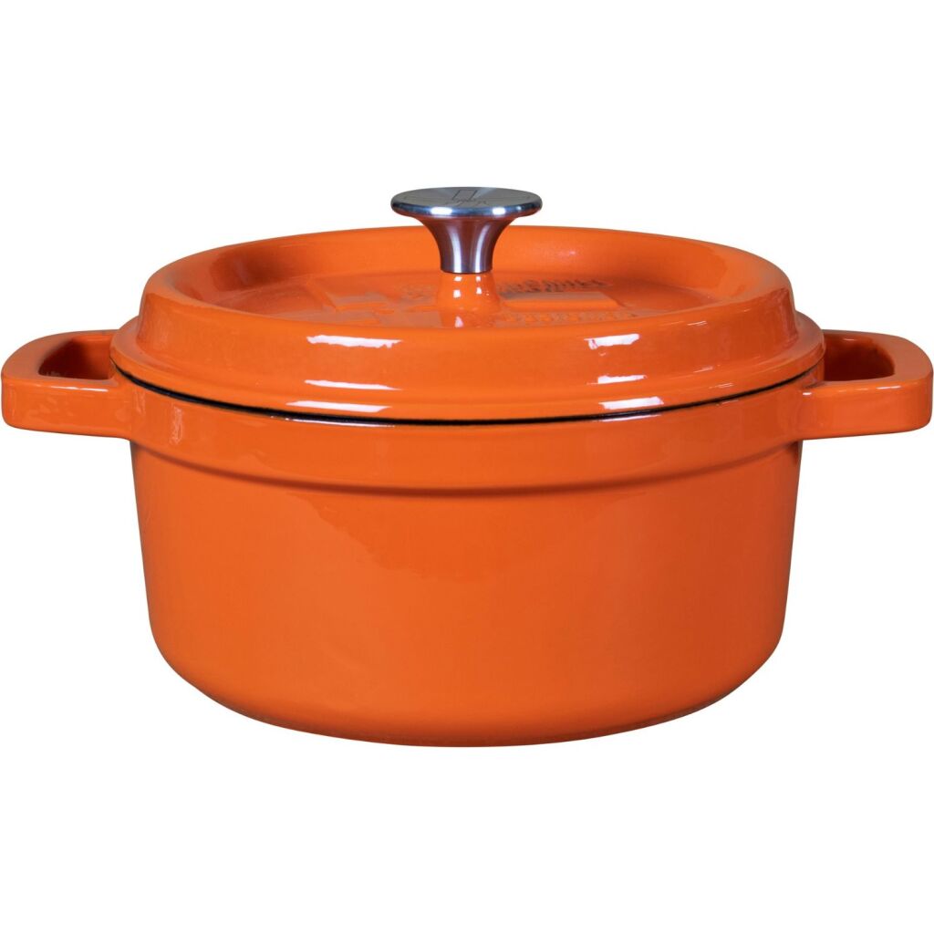 Solinger solinger the windmill premium gietijzeren braadpan 2.5l oranje emaille