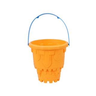Kasteel emmer met handvat assorti blauw, groen, rood en oranje | 4 stuks