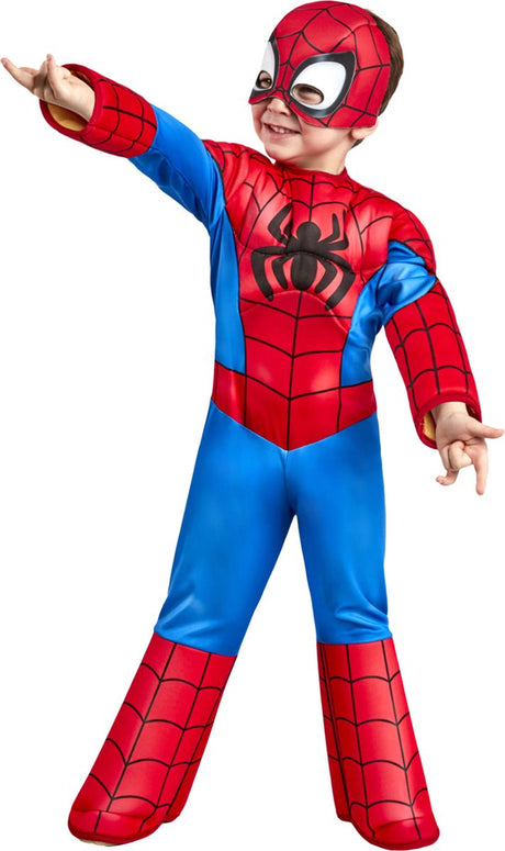 Rubies france - deluxe spidey kinderkostuum - 92 104 (3-4 jaar)