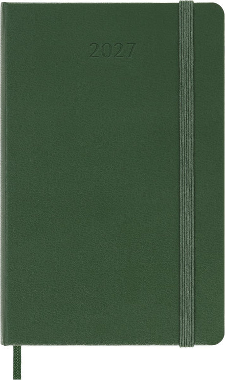 Moleskine 12 maanden agenda - 2027 - wekelijks - pocket - harde kaft - mirthe groen