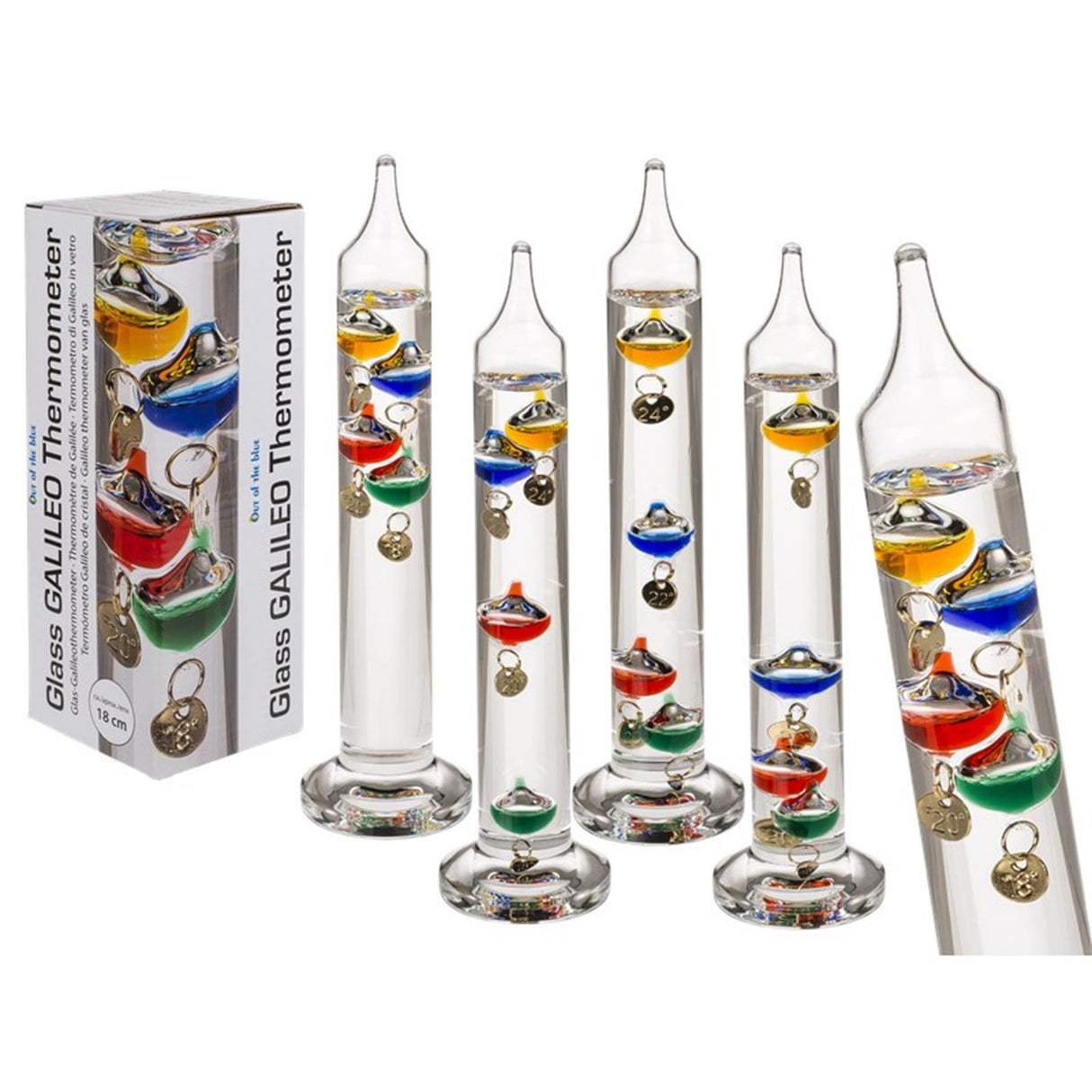 Ootb thermometer galileo 18cm in giftbox
