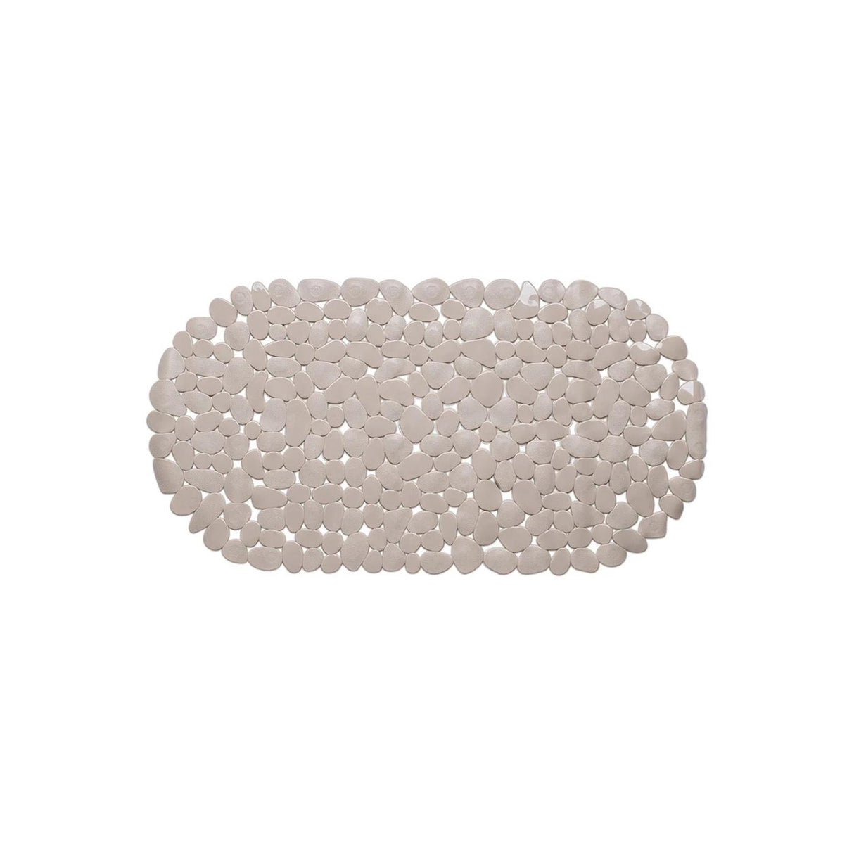 Wicotex badmat antislip stones 68x35cm taupe