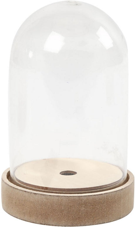 Creativ company cc stolp op houten voet h:12,5 cm