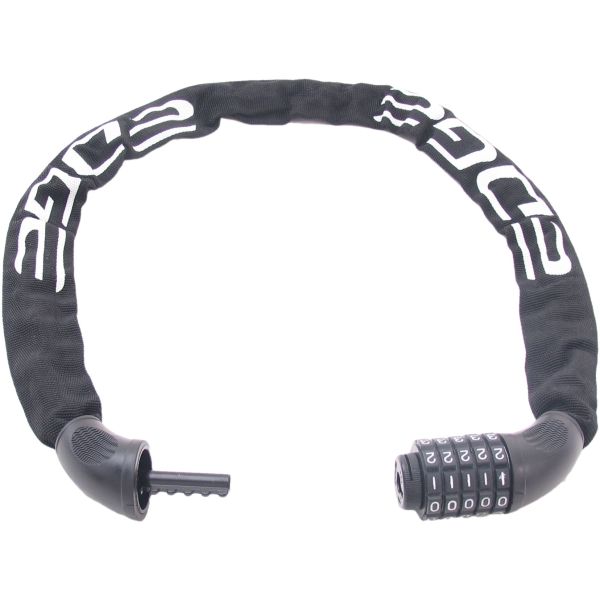 Kettingslot met code Edge Trace Code 90cm - zwart