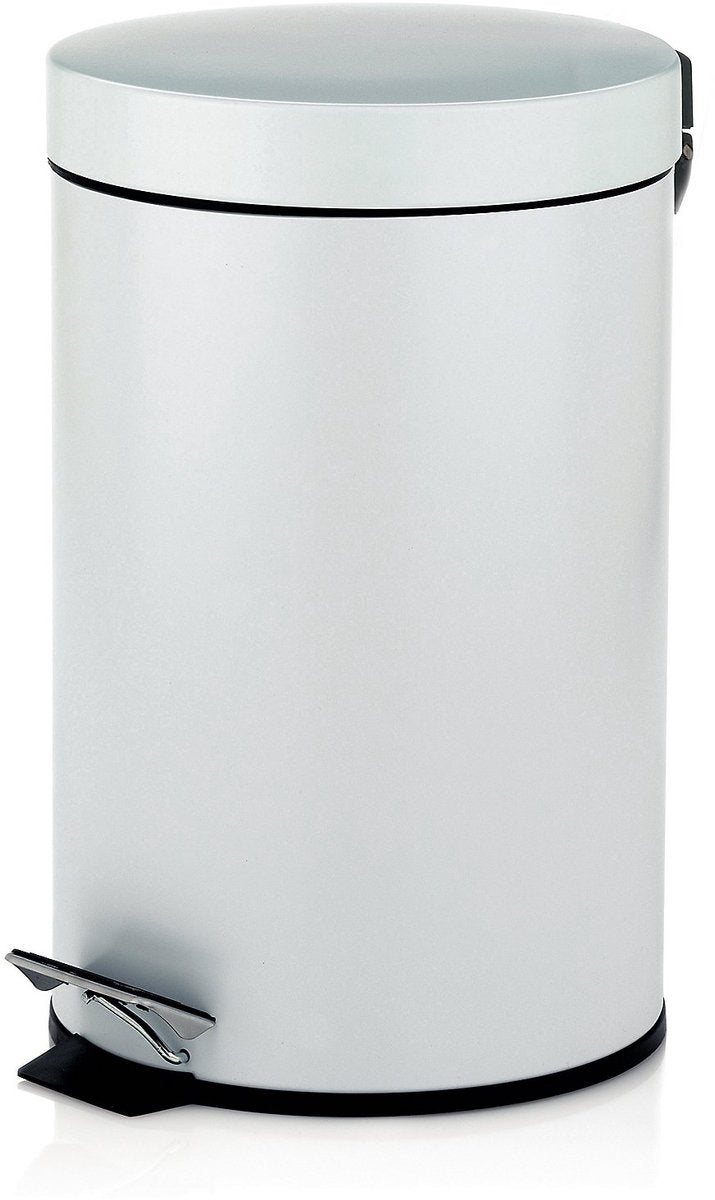 Kela monaco pedaal afvalemmer - 3 l - wit -
