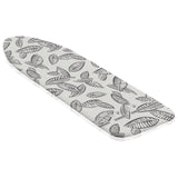 Leifheit strijkplankhoes perfect steam air board express l universeel - 140 x 45 cm strijkvlak - 3 mm dikke molton - zwart - wit