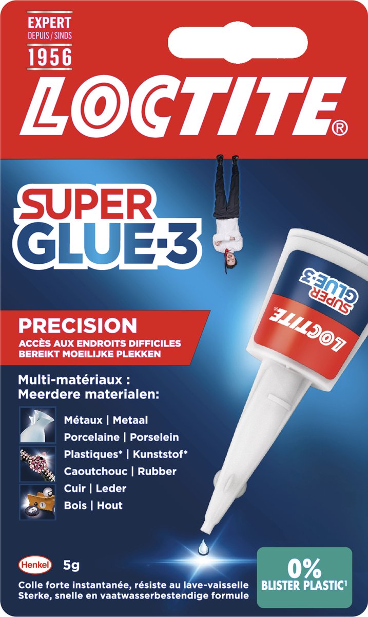 Loctite precision 5 gram extreem sterk | universele secondenlijm | superlijm - multilijm voor knutsel precisie oplosingen | sterke alleslijm - super glue