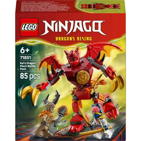 Lego ® ninjago® kai's drakenmecha strijdpakket - mechaspeelgoed - speelset met 3 minifiguren - 71851