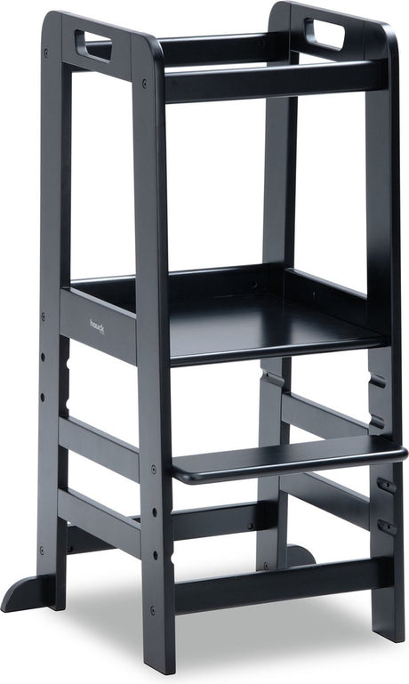 Hauck learn n explore - leertoren - opstapje - fsc® mix gecertificeerd beukenhout - black