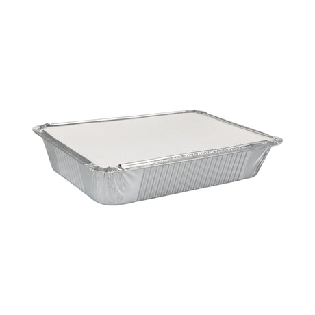 Aluminium bak + deksel 21 x 15 x 4 cm (25 stuks)