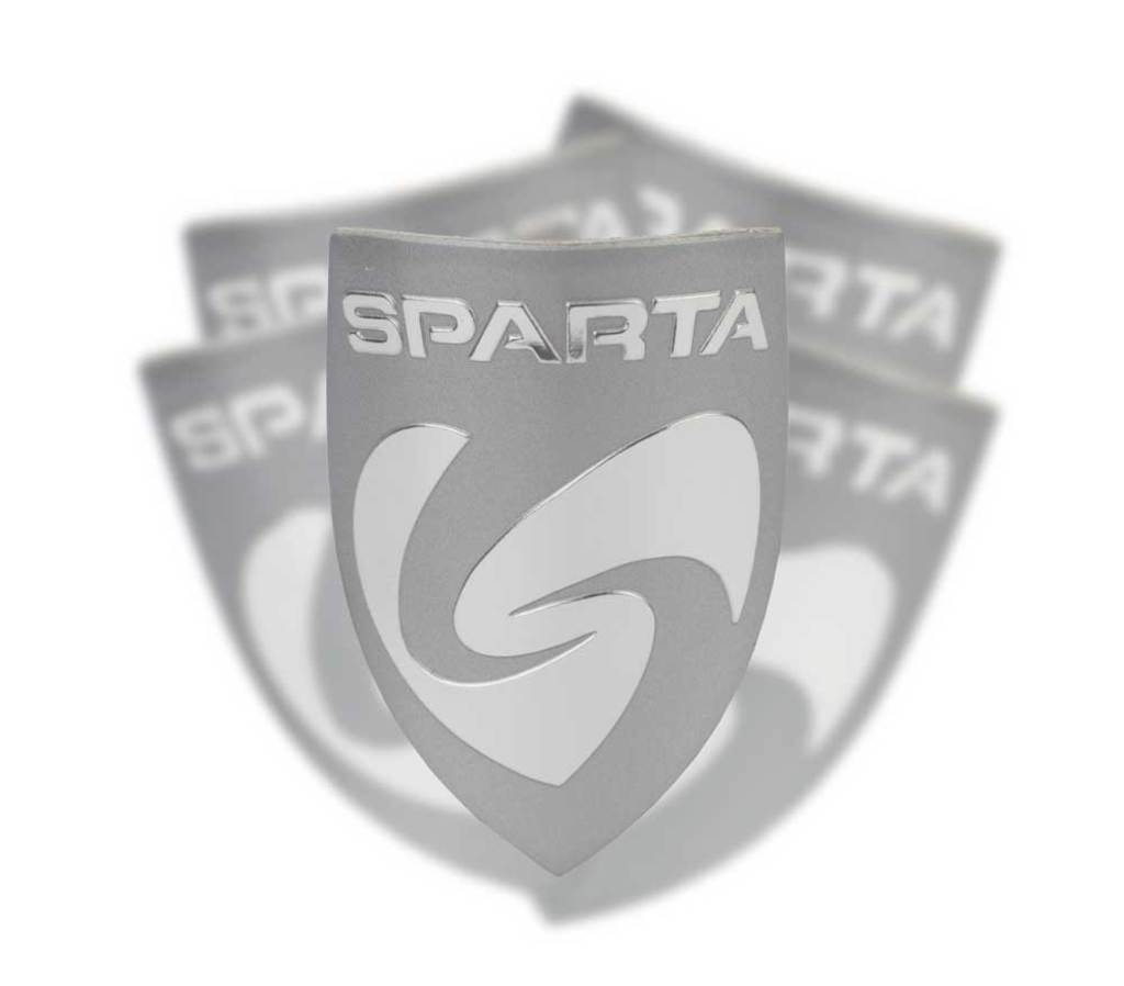 Sparta anp balhd embleem spa 50mm chroom ds a 5