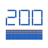 Zuru x-shot insanity 200 darts pack refill | 2 stuks