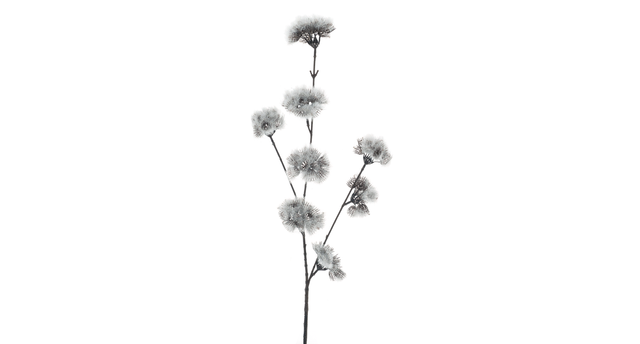 Mini dandelion spray flocked 81cm