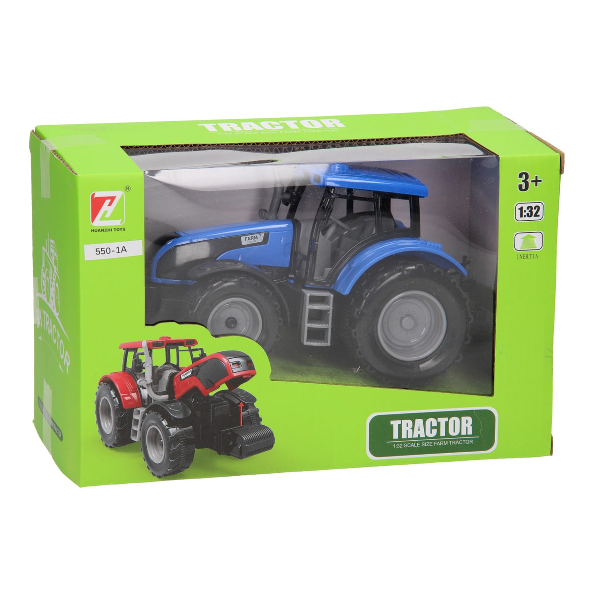 Kunststof Tractor 1:32