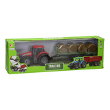 Tractor met balenwagen 1:32