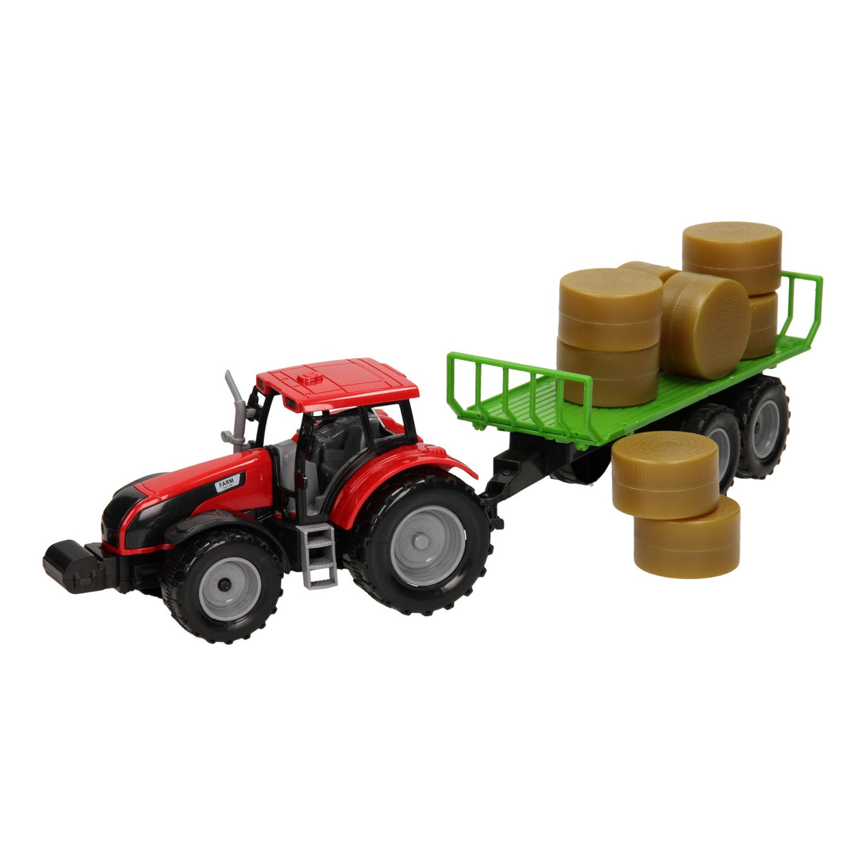 Tractor met balenwagen 1:32