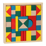 Houten bouwblokken, 48dlg.