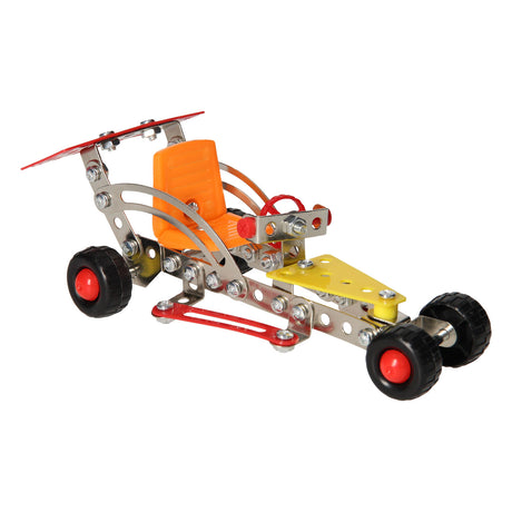 Lobbes speelgoed bv constructie metaal raceauto, 109dlg.