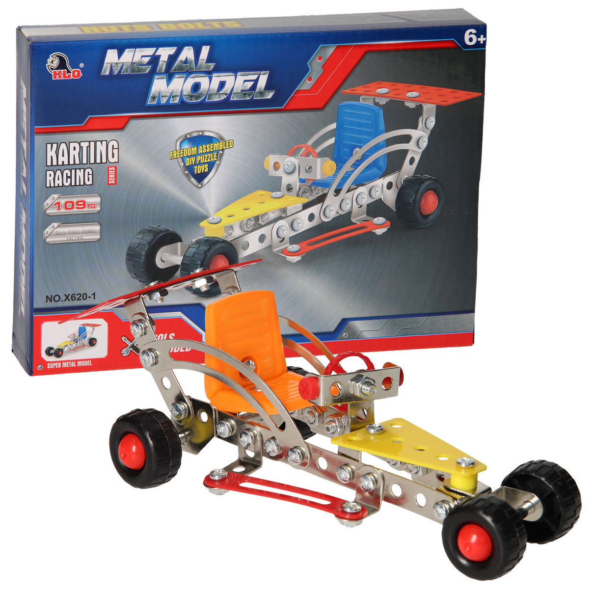 Constructie Metaal Raceauto, 109dlg.