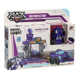 De Max Roboter Max Roboter transforméiert Set Lunchbaan Purple