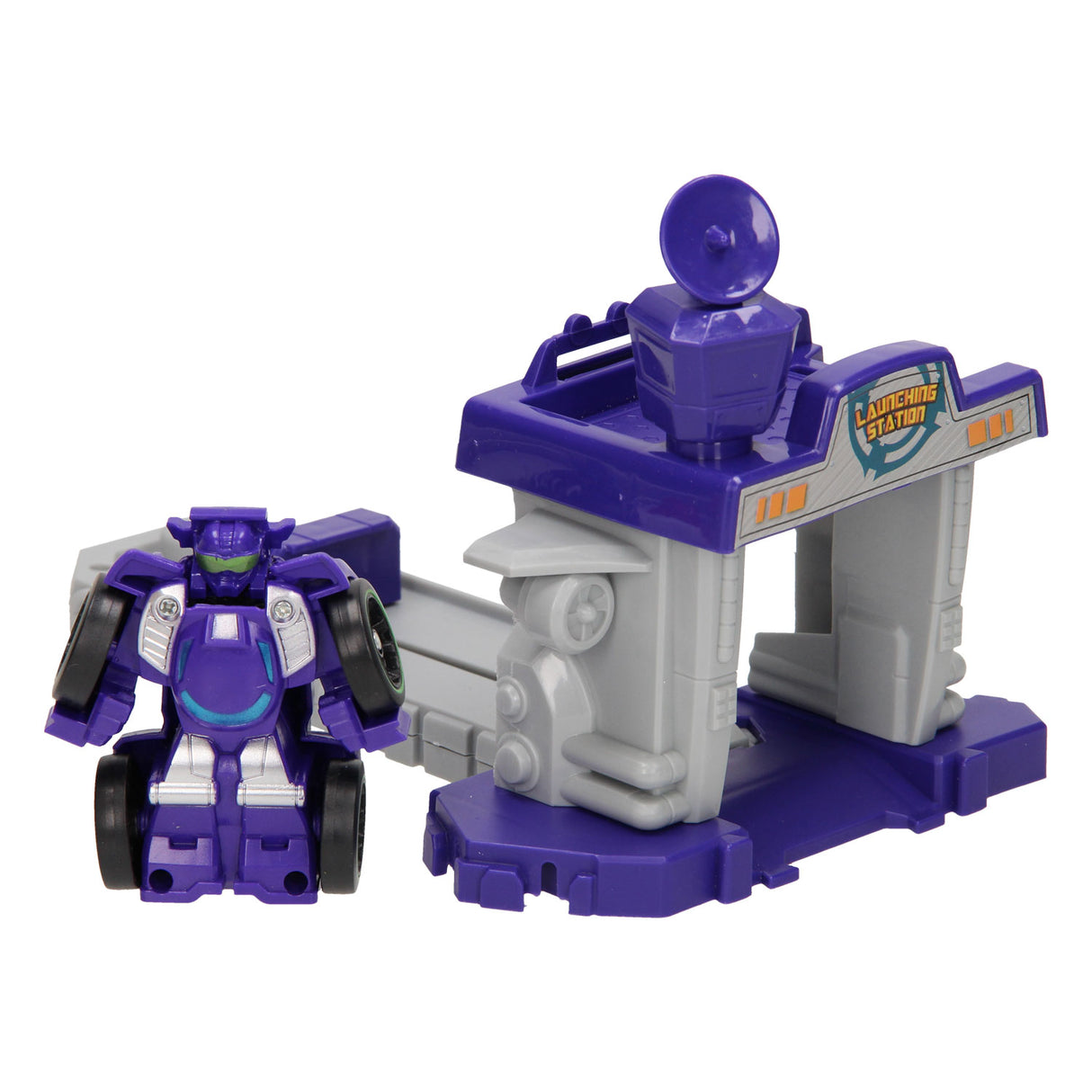 De Max Roboter Max Roboter transforméiert Set Lunchbaan Purple