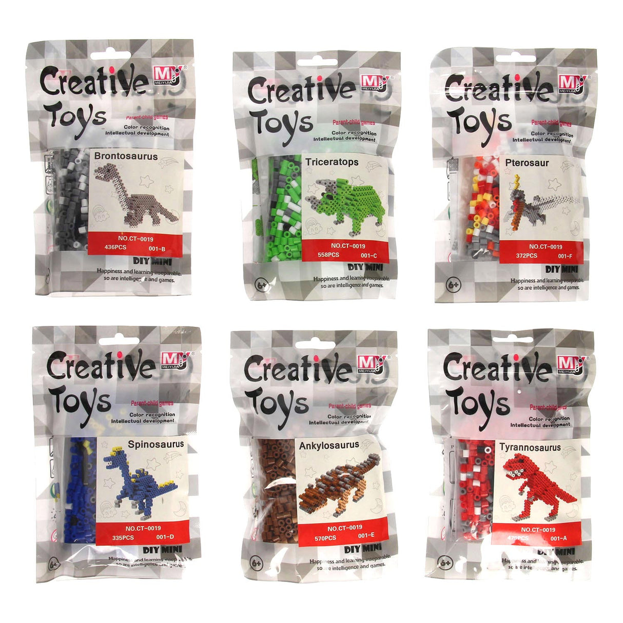 Iringing Bead Set Dinosaurus