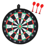 Dartbord klittenband met 3 pijltjes